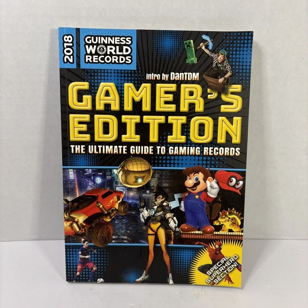 Guinness World Records 2018 Gamer's Edition DanTDM Ultimate Guide Gaming Records